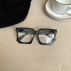 Large Square Sunglasses for Men and Women Non-prescription Glasses
