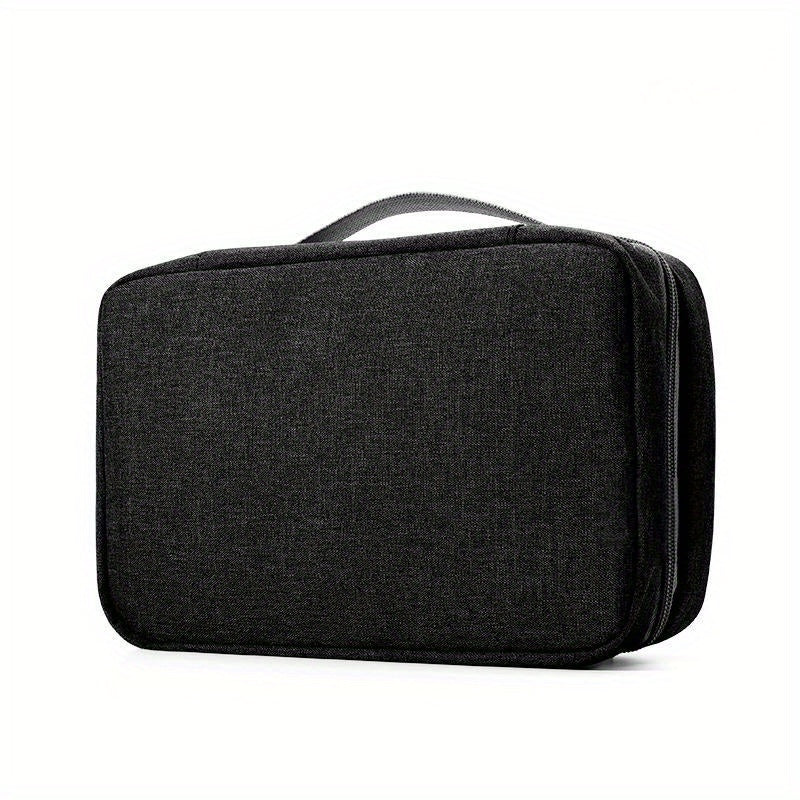 Double Layer Document Passport Bag with Lock