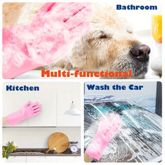 Pet Grooming Gloves Hair Remover Brushes Dogs Cats Horses