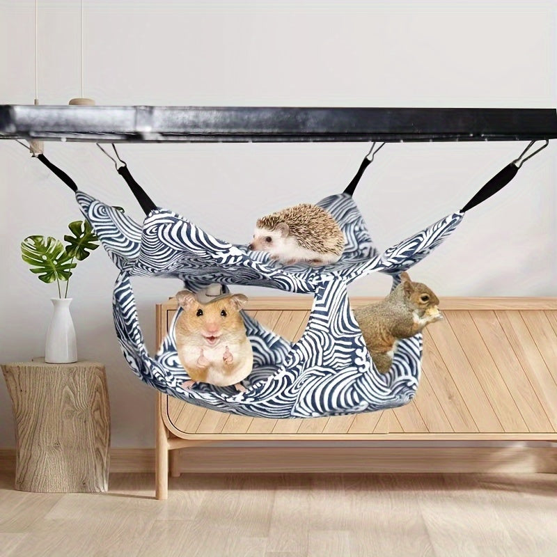 Cozy Hanging Hammock for Small Animals Single/Double/Triple Layer Options