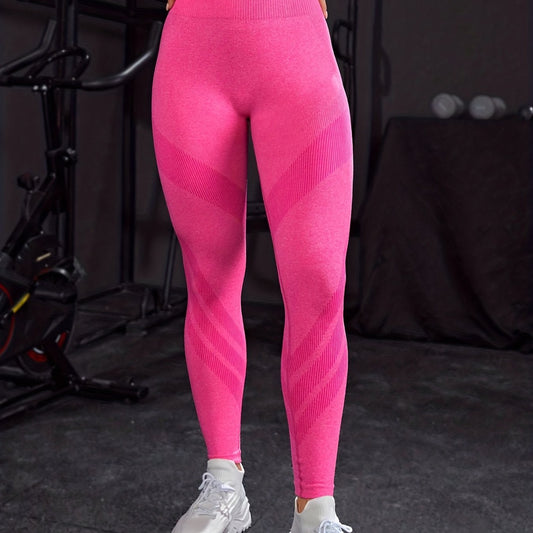 High Waist Solid Yoga Leggings Fitness Tight Pants