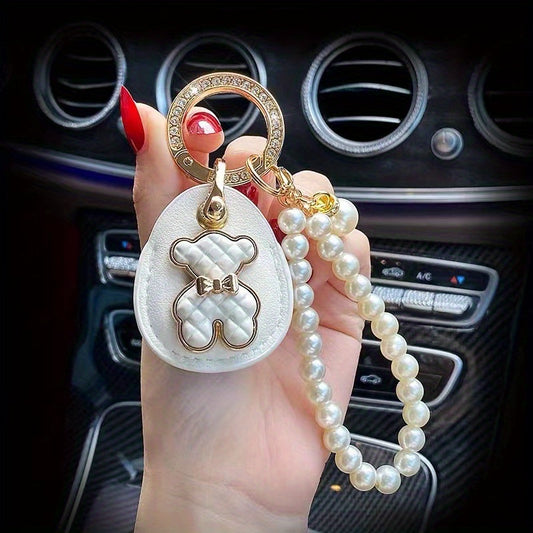 Bear Car Keychain Key Chain Lady Bag Pendant Mother's Key Ring