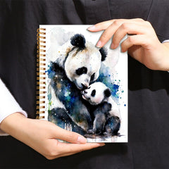 Panda Mother and Baby Notebook - Perfect for Journaling
