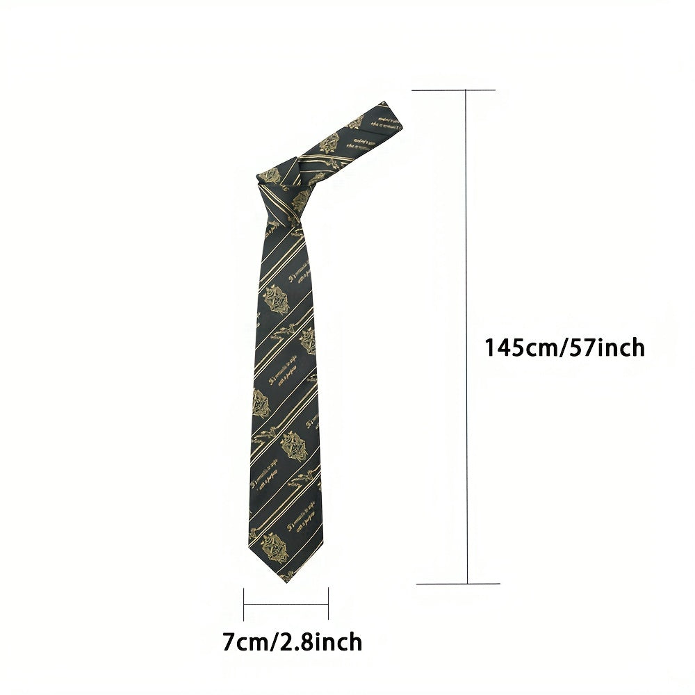 Rose Print Men's Business Casual Tie Bow Tie