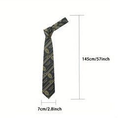 Rose Print Men's Business Casual Tie Bow Tie