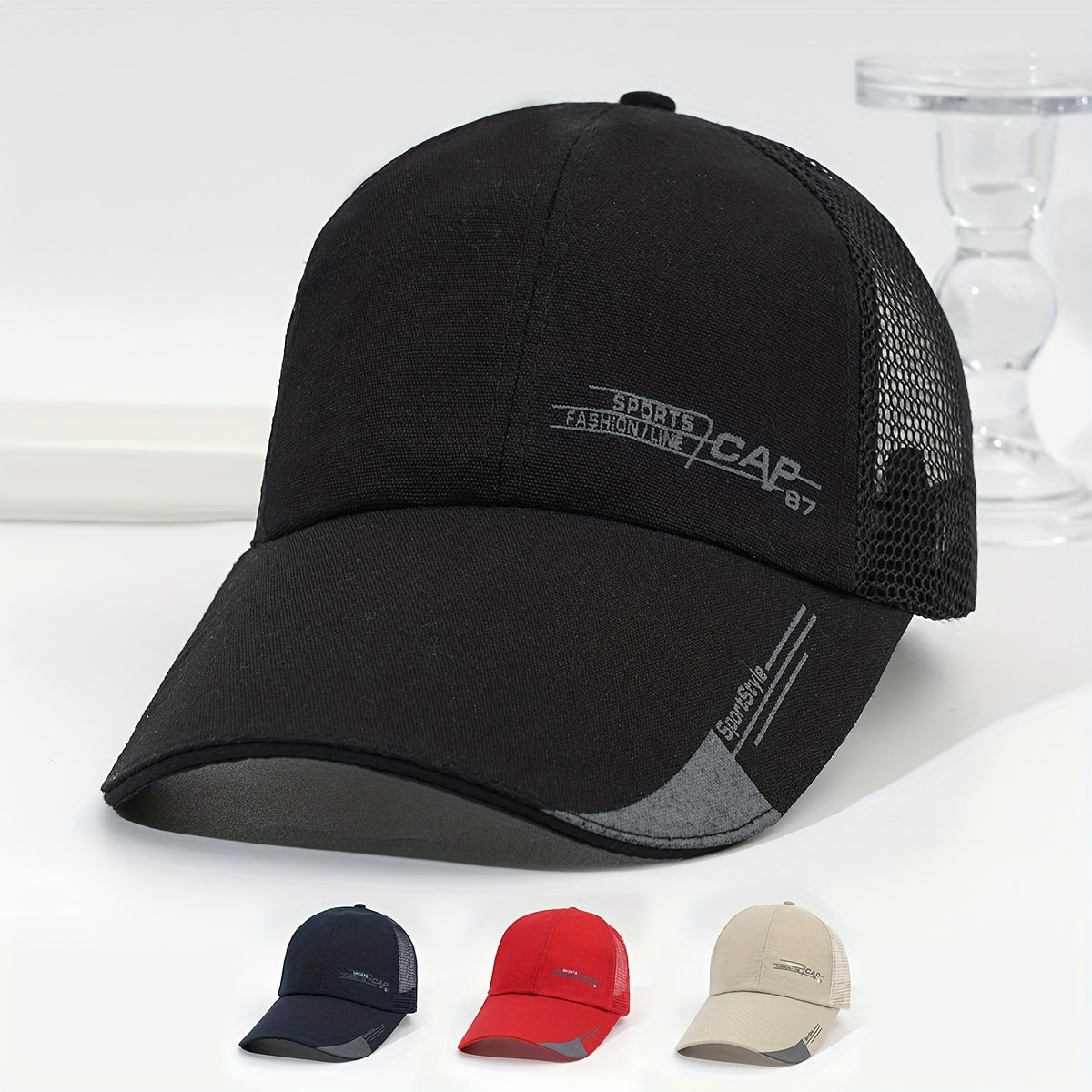 Sun Protection Baseball Cap Outdoor Hat Men's Women's Sunshade Peaked Cap