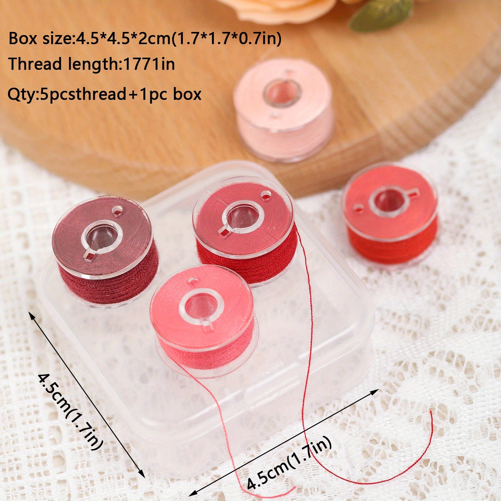 Mini Bobbin Sewing Bobbin Set With Embroidery And Sewing Accessories