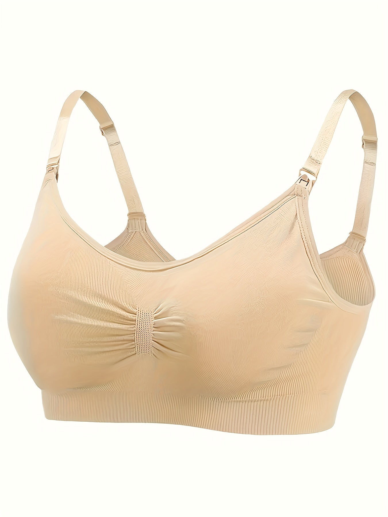 3pcs Front Buckle Wireless Bra Comfy & Push Up Bra