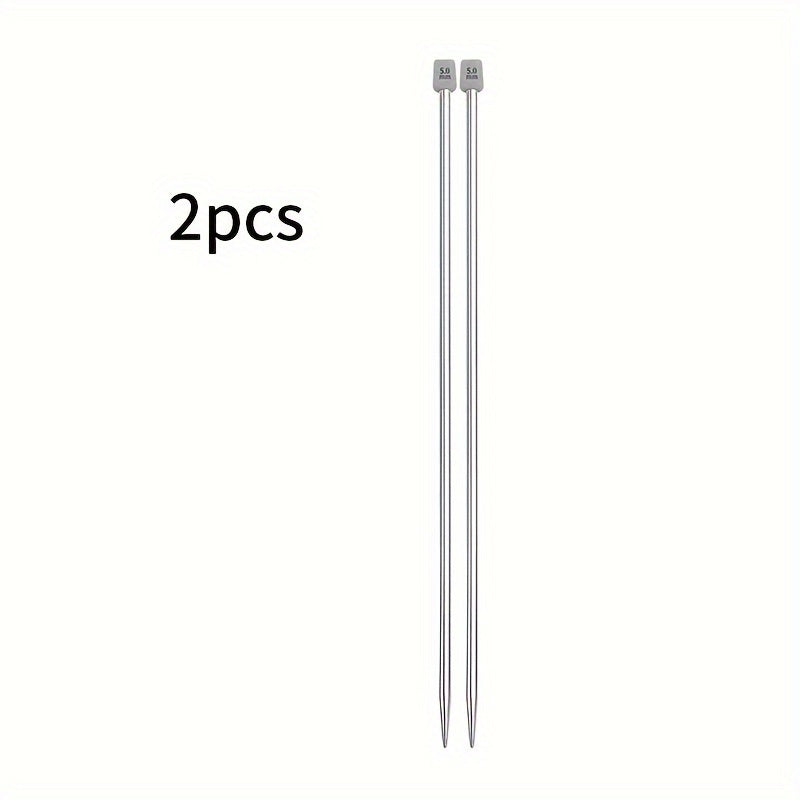 2pcs Single Point Sweater Needle Knitting Needles Set for Beginners