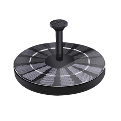 Circular Solar Fountain Outdoor Pool Bird Bath Courtyard Garden Fountain