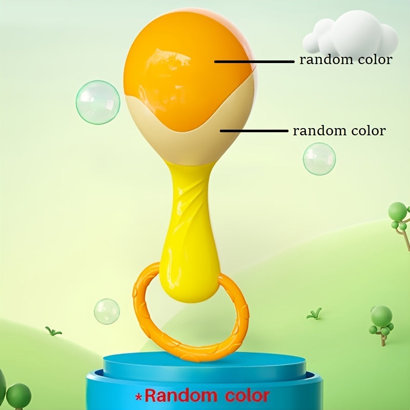 2pcs Baby Rattle and Maraca Toy Set for 0-3 Years Old