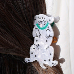 Cartoon Dog Shaped Hair Claw for Women Girls