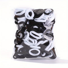 50pcs Colorful Hair Tie Ponytail Holders Scrunchies Hair Accessories for Baby Gi