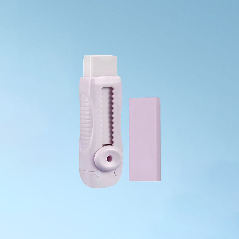 Art Eraser with Push Pull Case and Refill for Projects
