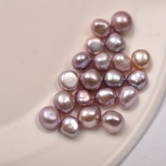 2pcs 7 8mm Freshwater Baroque Non-Porous Pearls DIY Accessories