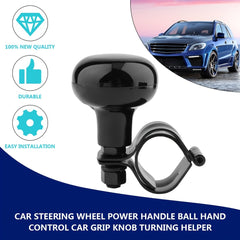 Car Steering Wheel Power Handle Ball Car Grip Knob Turning Helper