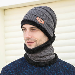 3pcs Winter Warm Knitted Wool Set for Women