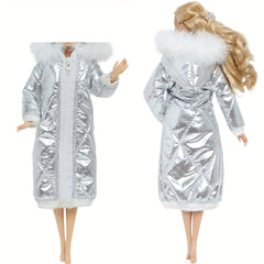 Long Coat Winter Dress Warm Clothes For 1 6 Doll