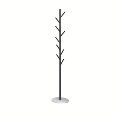 Tree Coat Rack Stand with Decorative Base for Hallway Entryway Coat