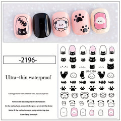 Cat Dog Nail Sticker Nail Art Decoration