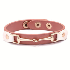 Adjustable Horseshoe Buckle Bracelet Unisex Jewelry