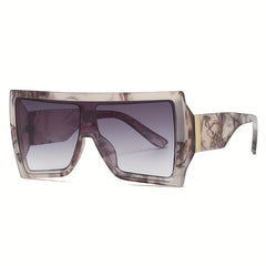 Oversized Gradient Sunglasses UV400 for Summer Beach Party