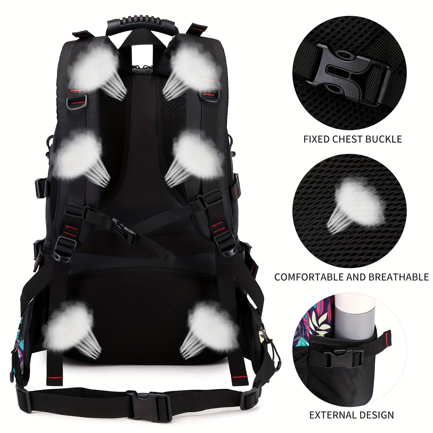 Lightweight Hiking Backpack with Laptop Storage