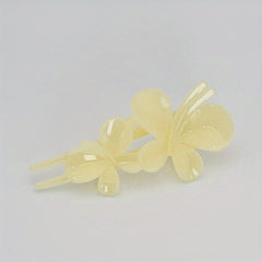 Acrylic Butterfly Hair Claw Solid Hair Clip Backe Head Clip