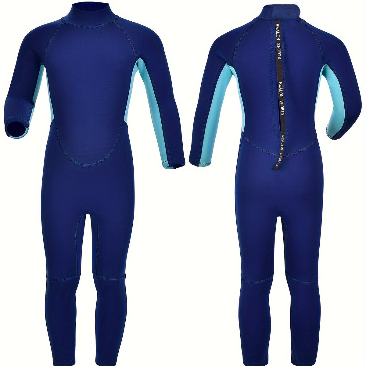 REALON Wetsuit Kids Boys Full Baby 2mm Neoprene Toddler Swimsuit