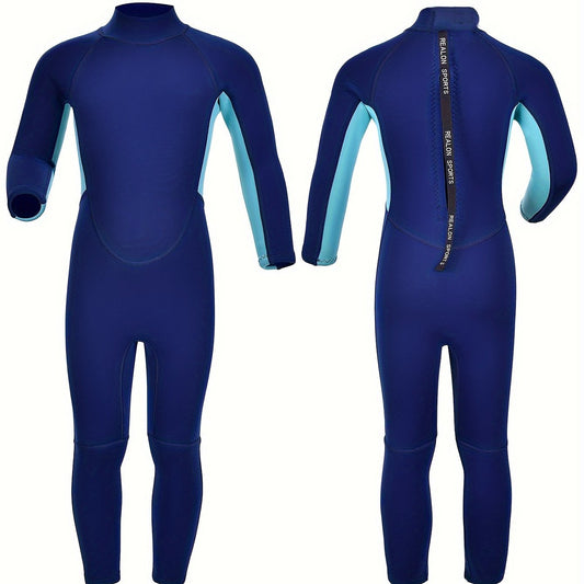 REALON Wetsuit Kids Boys Full Baby 2mm Neoprene Toddler Swimsuit