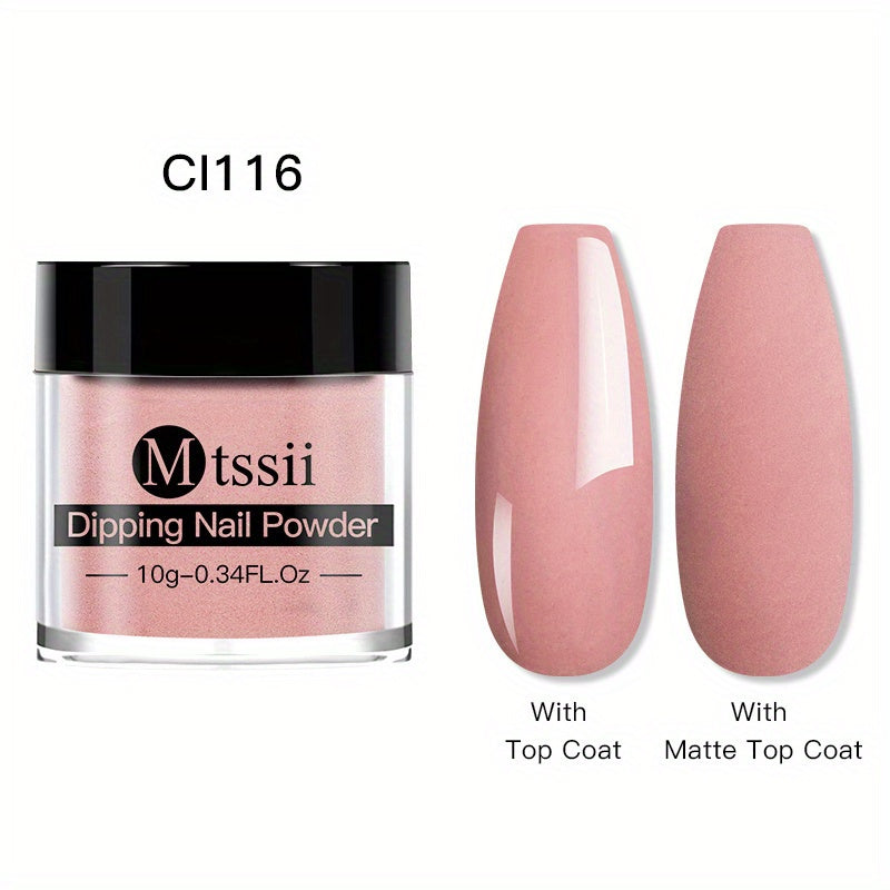 Dipping Powder 12 Colors Dip Nail Powder Kits Glossy Professional Set