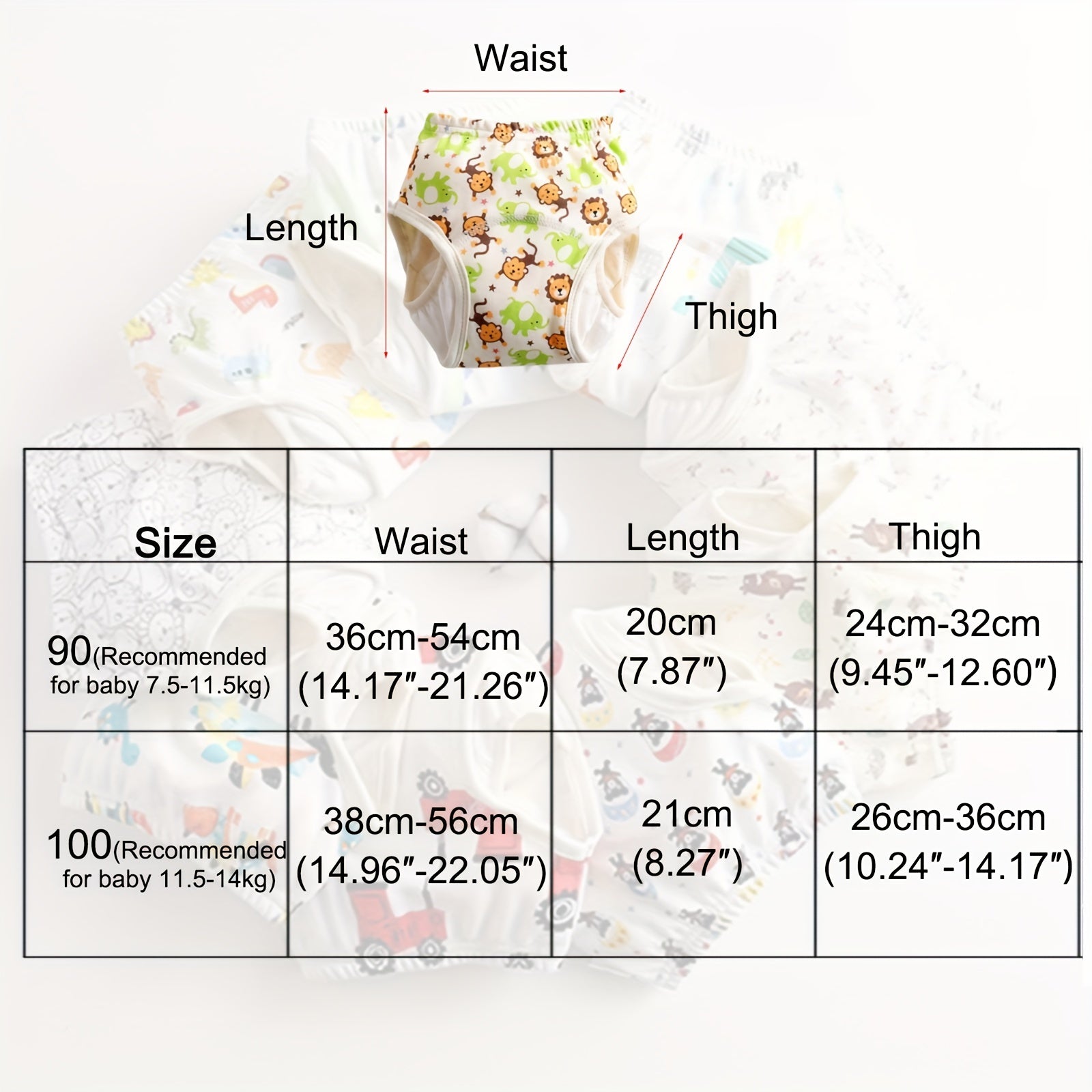 Baby Toddler Training Pants For Boys And Girls