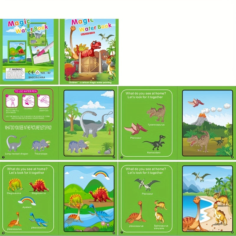 Reusable Water Painting Book for Kids - Fun and Educational Gift