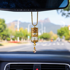 Car Aromatherapy Perfume Pendant Empty Bottle Alloy Car Interior Decorations