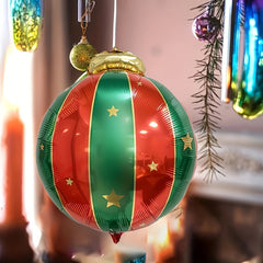 10pcs Large Christmas Hanging Ball Aluminum Foil Balloon