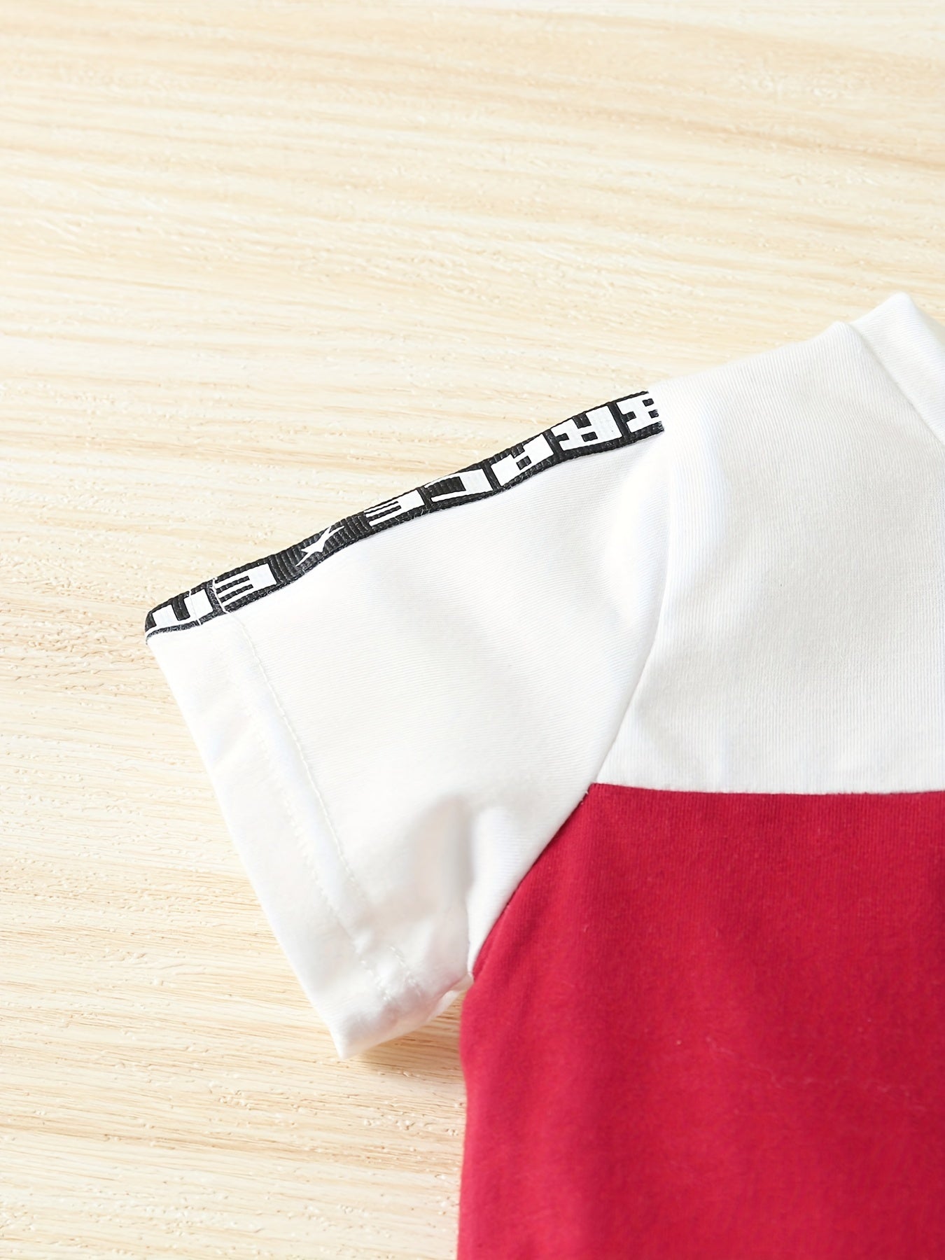 Boys Letter Print Casual Outfit T shirt & Pants Kids Summer Clothes Sets