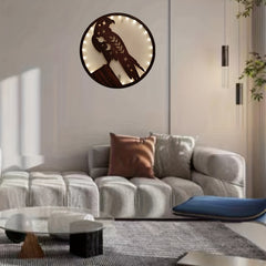 LED Parrot Wooden Hanging Lamp Home Decoration