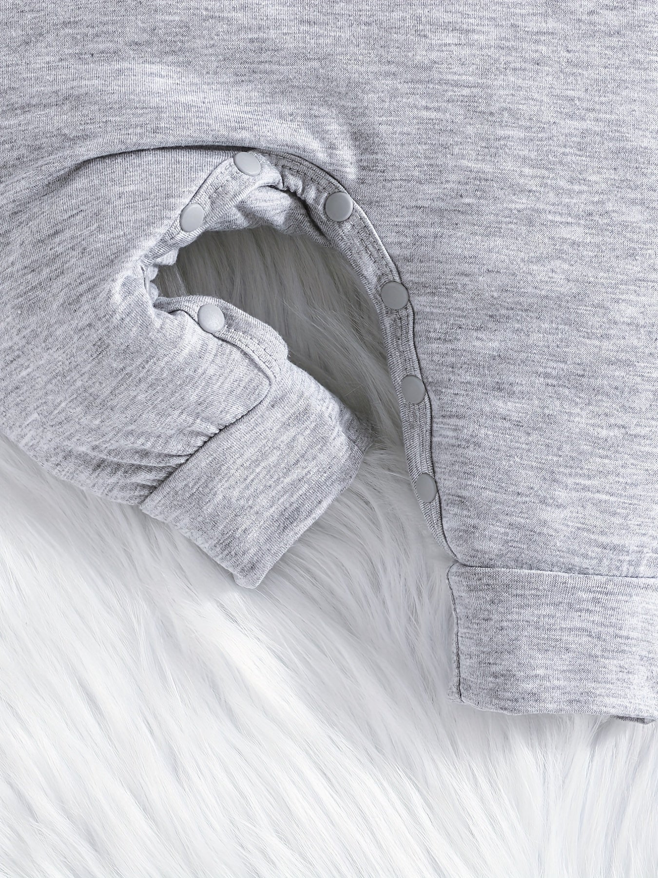 Newborn Contrast Romper Baby Long Sleeve Creeper