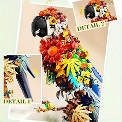 Parrot Model Building Blocks Set 1000 pcs ABS DIY Structure