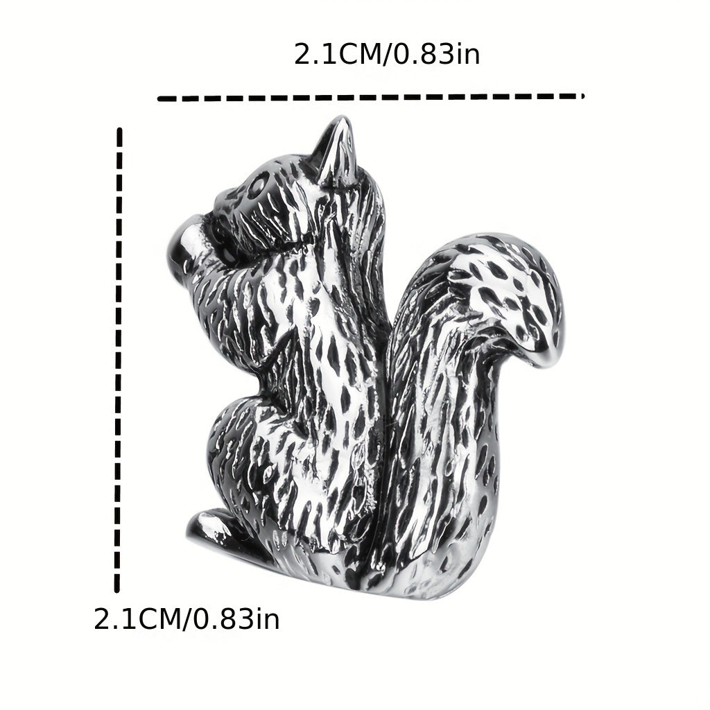 Squirrel Collar Buckle Pin Animal Suit Shirt Decoration