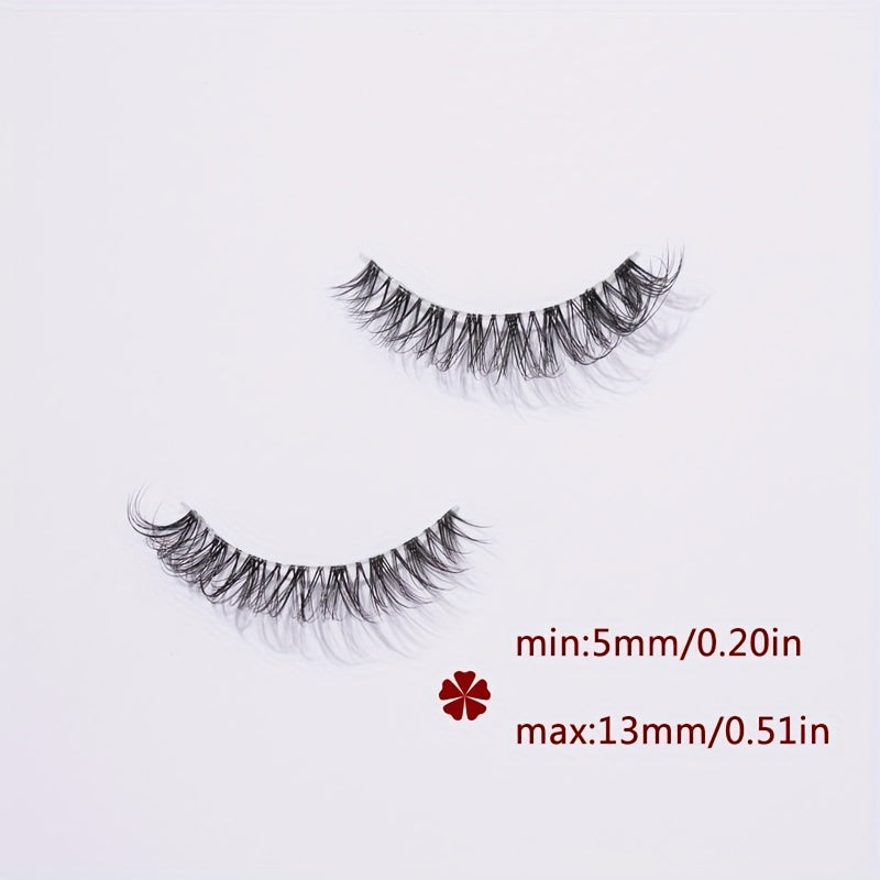 7 Pairs 3D Clear Band False Eyelashes for Natural Volume