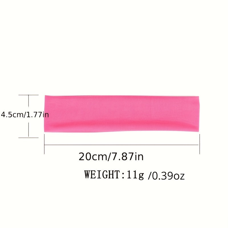 20 Colors Running Fitness Sports Hairband Sweatband Stretch Yoga Headband