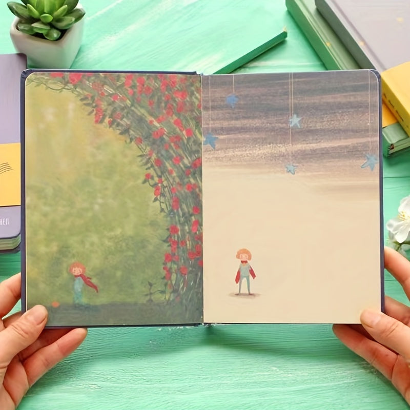 Colorful A5 Size Illustration Notebook for Students