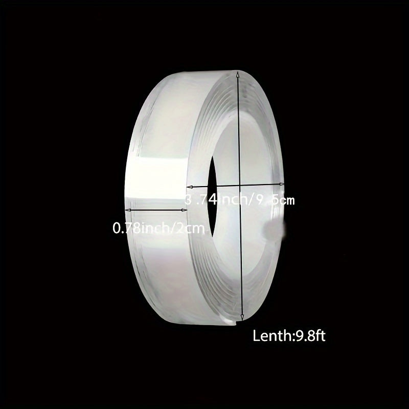 Reusable Transparent Nano Double Sided Tape Waterproof Multifunctional
