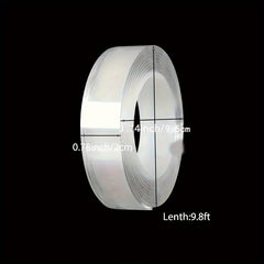 Reusable Transparent Nano Double Sided Tape Waterproof Multifunctional