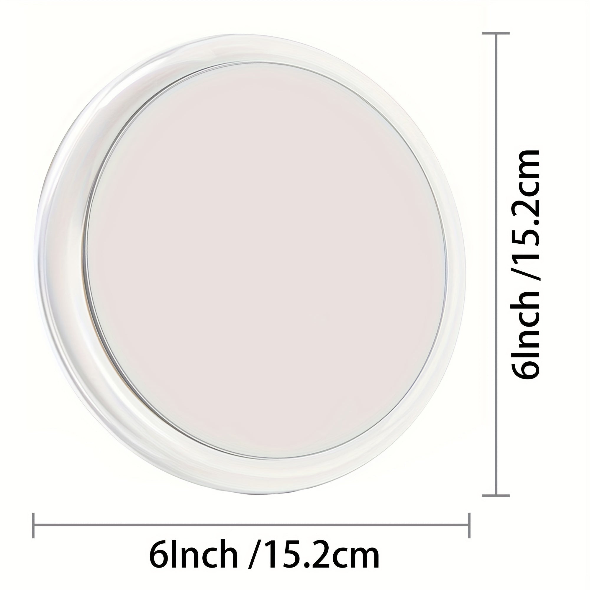 20x Magnifying Mirror With Suction Cups for Makeup
