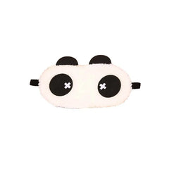 Cartoon Panda Sleeping Face Eye Mask Blindfold Eyeshade Travel Aid