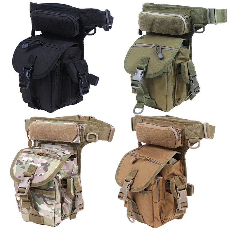 Nylon/Oxford Waist Thigh Drop Leg Bag for Motorcycle Riding