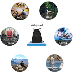 Large Drawstring Gym Bag Waterproof for Men Women Travel Hiking