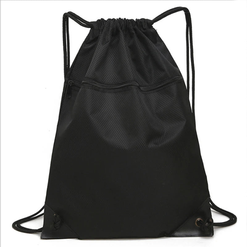 Large Drawstring Gym Bag Waterproof for Men Women Travel Hiking
